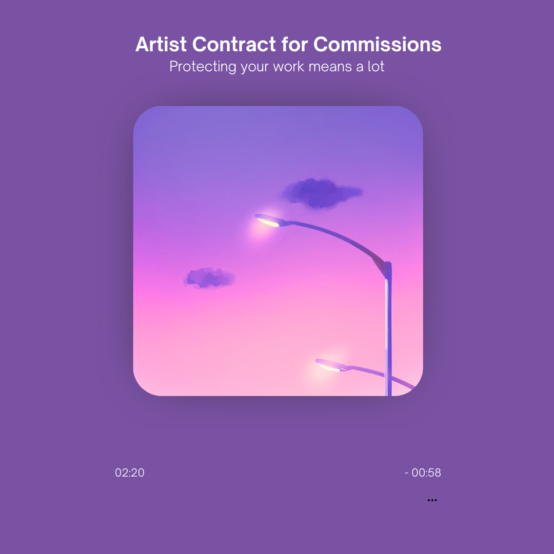 Artist Contract for Commissions