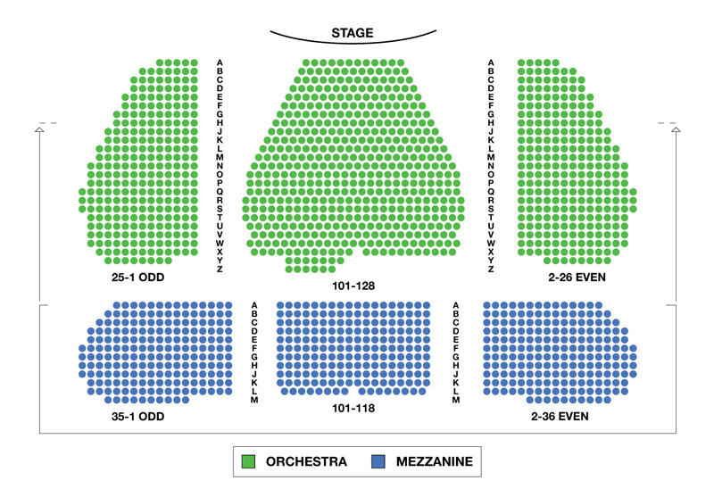marquis theater seating chart
